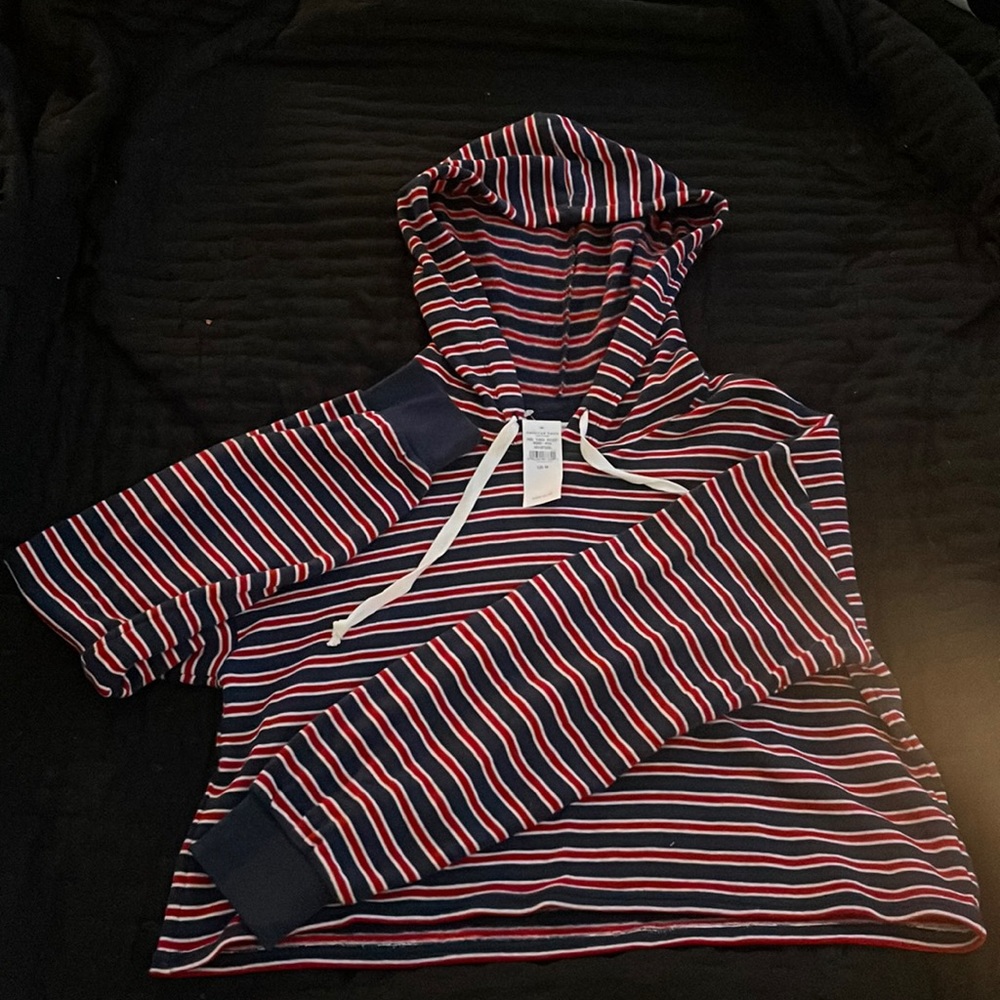 American Eagle Ahh-mazingly Soft Striped Hoodie - size M